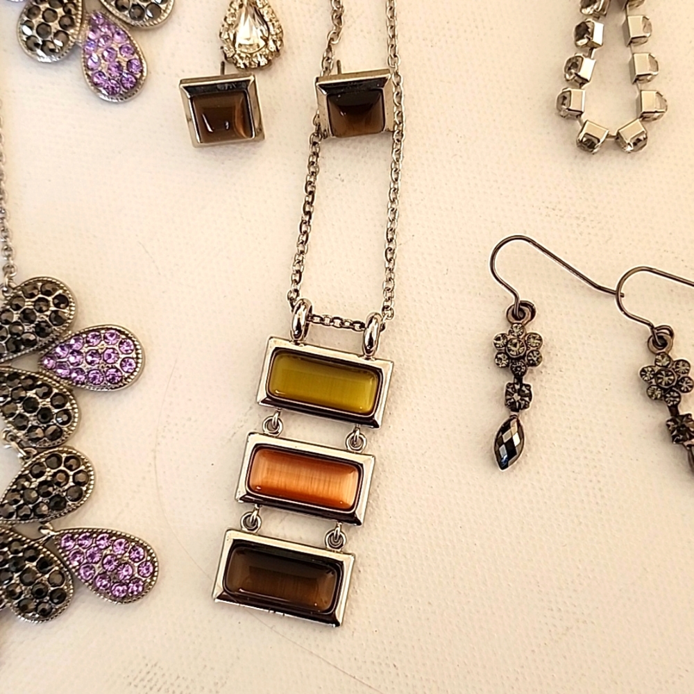 20 Pc Lot Monet + Necklace, Earrings, Bracelet Some New! - Picture 7 of 7